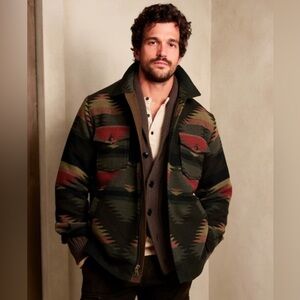 Banana Republic Archives Geometric Shirt Jacket